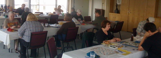 Seattle Scrabble Club celebrates at Horizon House