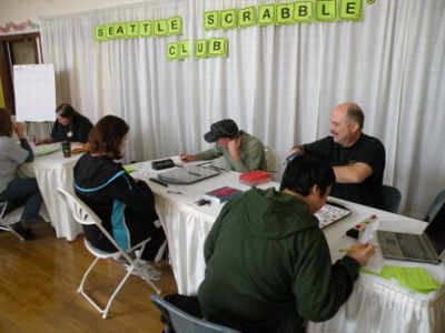 Seattle SCRABBLE Club at Seattle Bookfest 2009